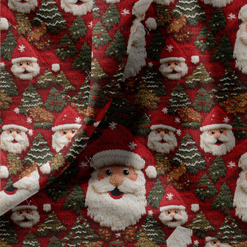 Coated  Cotton PERENOEL Red / Green